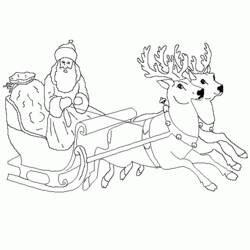 Раскраска: Дед мороз (Персонажи) #104808 - Бесплатные раскраски для печати
