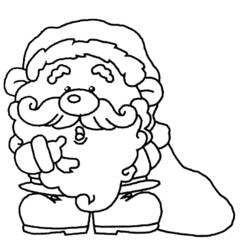 Раскраска: Дед мороз (Персонажи) #104816 - Раскраски для печати