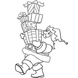 Раскраска: Дед мороз (Персонажи) #104818 - Раскраски для печати