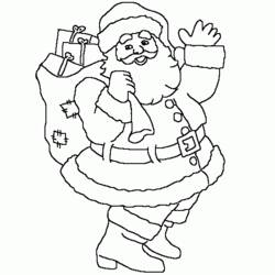 Раскраска: Дед мороз (Персонажи) #104821 - Бесплатные раскраски для печати