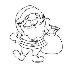 Раскраска: Дед мороз (Персонажи) #104830 - Бесплатные раскраски для печати