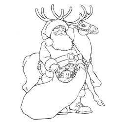 Раскраска: Дед мороз (Персонажи) #104834 - Бесплатные раскраски для печати