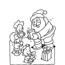 Раскраска: Дед мороз (Персонажи) #104838 - Бесплатные раскраски для печати