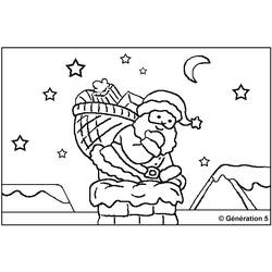 Раскраска: Дед мороз (Персонажи) #104853 - Бесплатные раскраски для печати