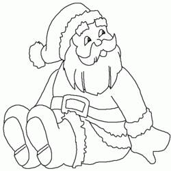Раскраска: Дед мороз (Персонажи) #104879 - Бесплатные раскраски для печати