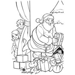 Раскраска: Дед мороз (Персонажи) #104883 - Бесплатные раскраски для печати