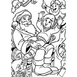 Раскраска: Дед мороз (Персонажи) #104890 - Бесплатные раскраски для печати