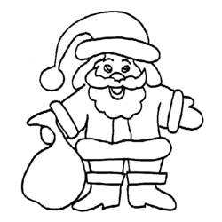 Раскраска: Дед мороз (Персонажи) #104891 - Бесплатные раскраски для печати