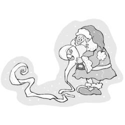 Раскраска: Дед мороз (Персонажи) #104897 - Бесплатные раскраски для печати