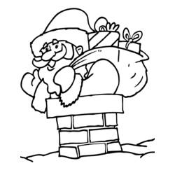 Раскраска: Дед мороз (Персонажи) #104907 - Бесплатные раскраски для печати
