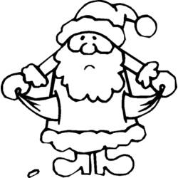 Раскраска: Дед мороз (Персонажи) #104938 - Бесплатные раскраски для печати
