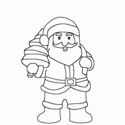 Раскраска: Дед мороз (Персонажи) #104945 - Бесплатные раскраски для печати