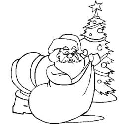 Раскраска: Дед мороз (Персонажи) #104951 - Бесплатные раскраски для печати