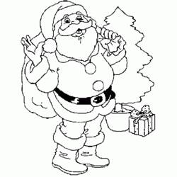 Раскраска: Дед мороз (Персонажи) #104993 - Бесплатные раскраски для печати