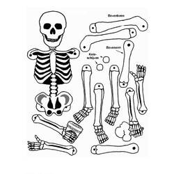 Раскраска: скелет (Персонажи) #147419 - Раскраски для печати