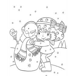 Раскраска: снеговик (Персонажи) #89253 - Бесплатные раскраски для печати