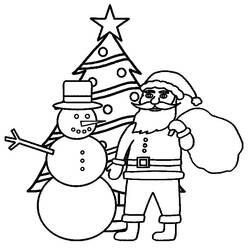 Раскраска: снеговик (Персонажи) #89478 - Бесплатные раскраски для печати