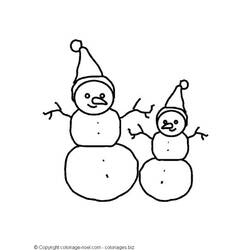 Раскраска: снеговик (Персонажи) #89488 - Бесплатные раскраски для печати