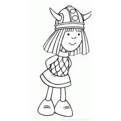 Раскраска: викинг (Персонажи) #149342 - Раскраски для печати