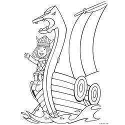 Раскраска: викинг (Персонажи) #149389 - Раскраски для печати