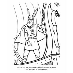 Раскраска: викинг (Персонажи) #149400 - Раскраски для печати
