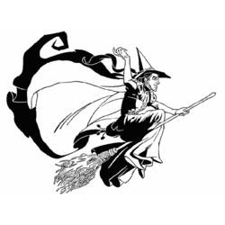 Раскраска: ведьма (Персонажи) #108129 - Бесплатные раскраски для печати