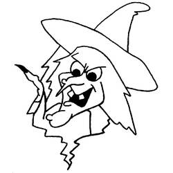 Раскраска: ведьма (Персонажи) #108169 - Бесплатные раскраски для печати