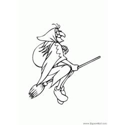 Раскраска: ведьма (Персонажи) #108186 - Бесплатные раскраски для печати
