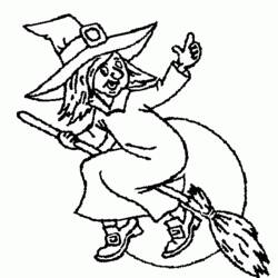 Раскраска: ведьма (Персонажи) #108195 - Бесплатные раскраски для печати