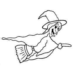 Раскраска: ведьма (Персонажи) #108205 - Бесплатные раскраски для печати