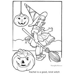 Раскраска: ведьма (Персонажи) #108258 - Бесплатные раскраски для печати