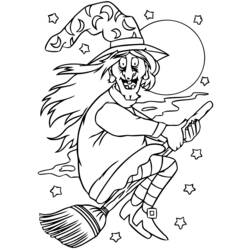 Раскраска: ведьма (Персонажи) #108263 - Раскраски для печати
