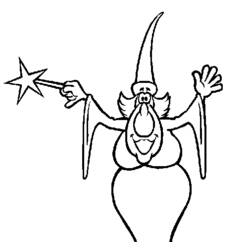 Раскраска: ведьма (Персонажи) #108370 - Бесплатные раскраски для печати
