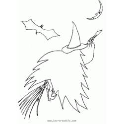 Раскраска: ведьма (Персонажи) #108471 - Бесплатные раскраски для печати