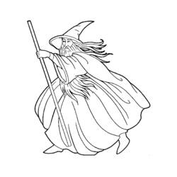 Раскраска: колдун (Персонажи) #107845 - Раскраски для печати