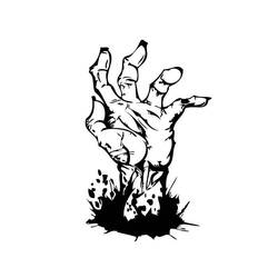 Раскраска: зомби (Персонажи) #85757 - Бесплатные раскраски для печати