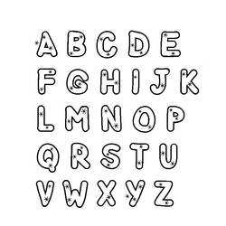 Раскраска: алфавит (образования) #124582 - Раскраски для печати
