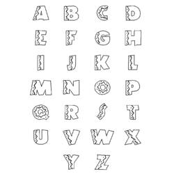 Раскраска: алфавит (образования) #124608 - Бесплатные раскраски для печати