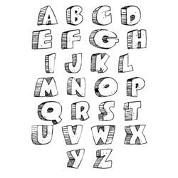 Раскраска: алфавит (образования) #124916 - Бесплатные раскраски для печати