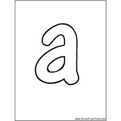 Раскраска: алфавит (образования) #125018 - Раскраски для печати