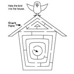 Раскраска: лабиринты (образования) #126509 - Бесплатные раскраски для печати