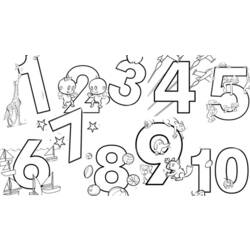 Раскраска: чисел (образования) #125135 - Раскраски для печати