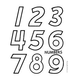 Раскраска: чисел (образования) #125275 - Раскраски для печати
