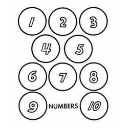 Раскраска: чисел (образования) #125325 - Бесплатные раскраски для печати