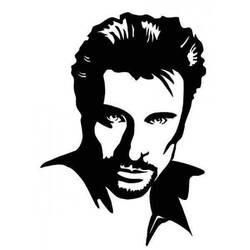 Раскраска: Johnny Hallyday (Знаменитые люди) #123098 - Бесплатные раскраски для печати