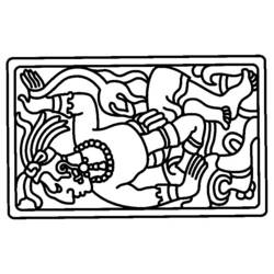 Раскраска: Ацтекская мифология (Боги и богини) #111562 - Бесплатные раскраски для печати