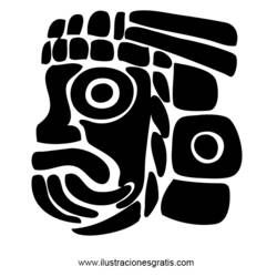 Раскраска: Ацтекская мифология (Боги и богини) #111717 - Раскраски для печати