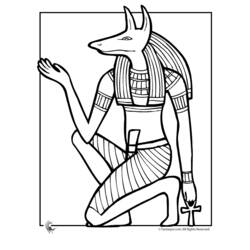 Раскраска: Египетская мифология (Боги и богини) #111147 - Раскраски для печати