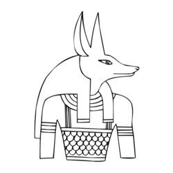 Раскраска: Египетская мифология (Боги и богини) #111148 - Раскраски для печати
