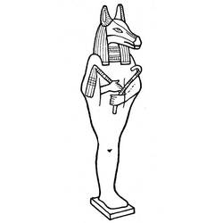 Раскраска: Египетская мифология (Боги и богини) #111154 - Бесплатные раскраски для печати
